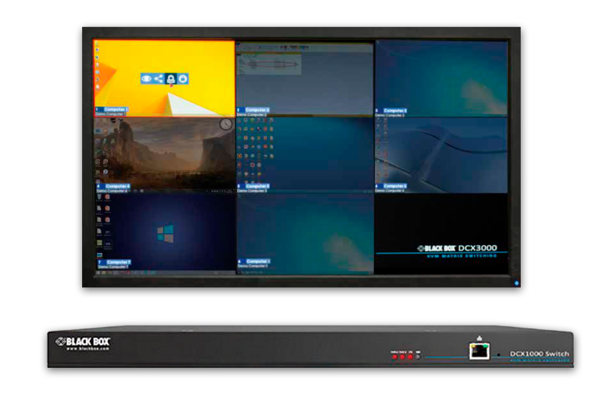 Black Box DCX Series: Award winning user interface